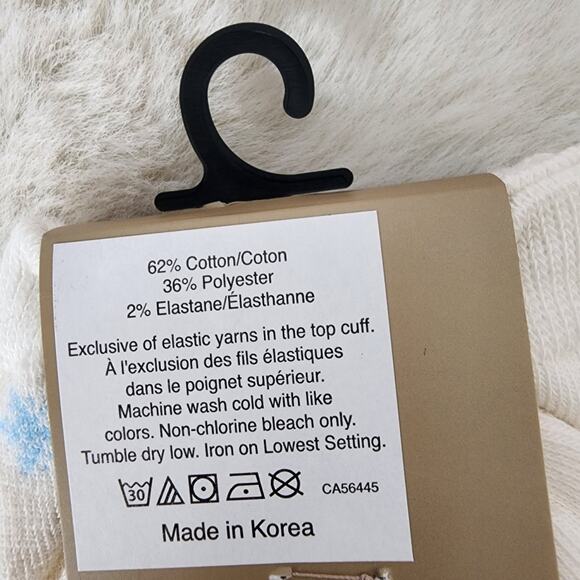 NEW J. Crew Women's White Snowflakes Trouser Socks - Picture 6 of 8